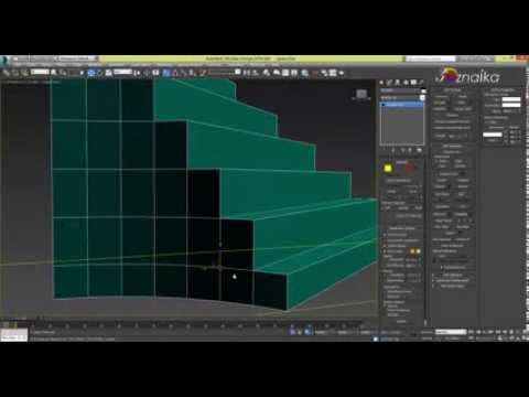 Видео: Как сделать лестницу в 3d max - Часть 1