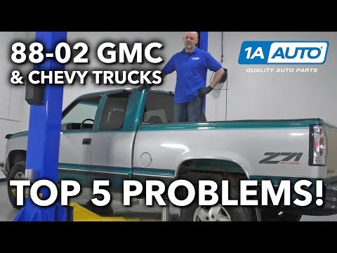 Видео: 5 основных проблем грузовика GMC Chevy 4-го поколения 1988-02