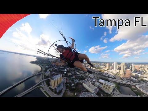 Видео: Покоряю Тампу на моем парамоторе!