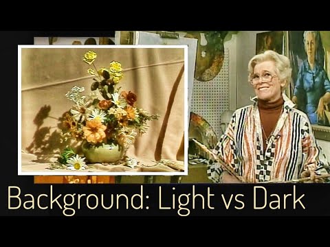 Видео: Живопись маслом: Фон имеет значение — иногда светлый, иногда тёмный с Хелен Ван Вайк