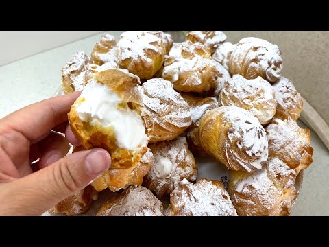 Видео: ВКУСНЕЕ НЕКУДА🤤ПРОФИТРОЛИ КОТОРЫЕ ПОЛУЧАТСЯ С ПЕРВОГО РАЗА😋