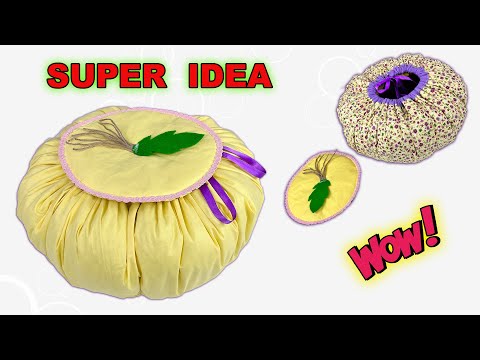 Видео: ШИТЬЕ ДВУХСТОРОННЕЙ КРЫШКИ ДЛЯ БРОЖДЕНИЯ / Приготовление крышки для ферментации йогурта или теста