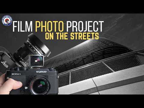Видео: Снимаю на Kodak TMAX 400 для проекта «Город». Смотрю вверх!