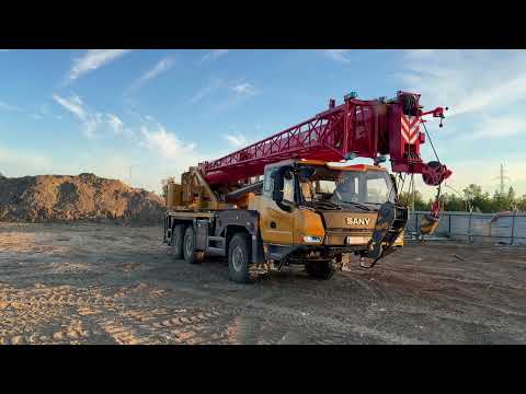 Видео: Автокран Sany STC250T5-4R (Обзор, инструкция)