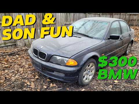 Видео: Брошенный BMW 325xi E46 2001 года выпуска за 300 долларов. Заведётся и поедет?!