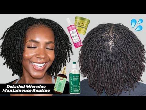 Видео: Подробная процедура обслуживания Microloc | Как мыть, кондиционировать и увлажнять!