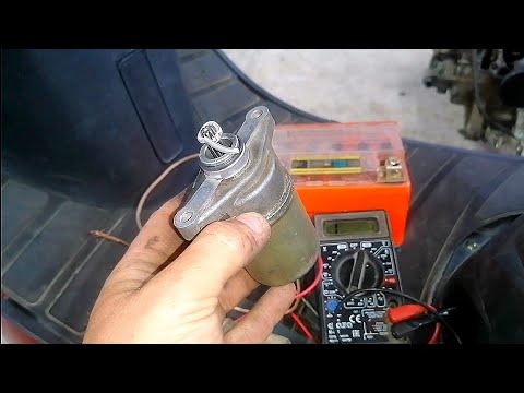 Видео: стартер скутера  вращает коленвал в обратную сторону