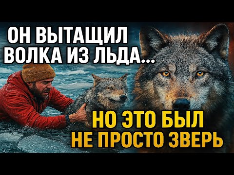 Видео: Он вытащил волка из ледяной воды, но то, что случилось дальше, повергло всех в шок!