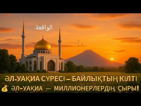 Видео: 🌌 АЛ-ВАҚИАҺ | БЕРЕКЕ МЕН РИЗЫҚТЫҢ ЕСІГІН АШАТЫН ҚҰДІРЕТТІ СҮРЕ! 💎✨