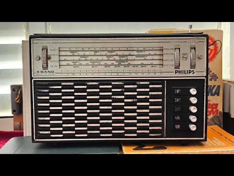 Видео: Philips 22-RL-410 приёмник 60 годов