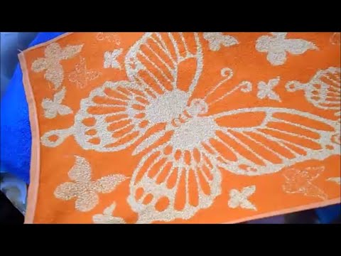 Видео: получила полотенца 50   90, всё красиво очень