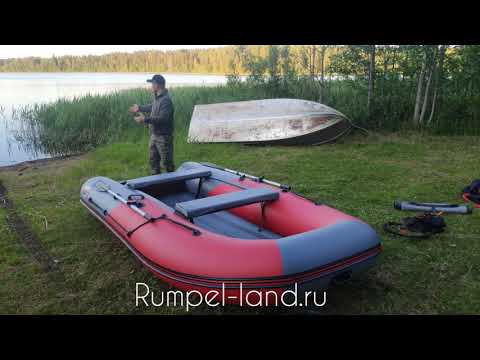 Видео: Видеообзор о лодке Альтаир HD-380 KS НДНД в красно-сером цвете