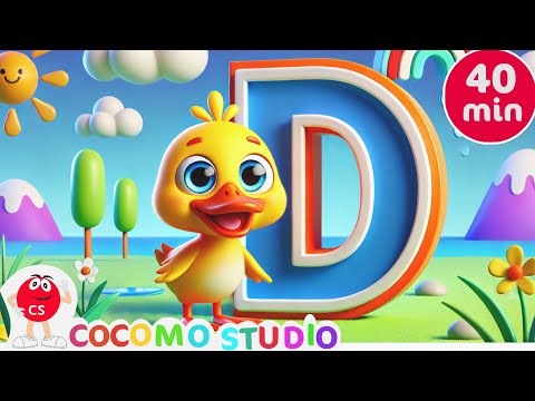 Видео: Буква D — динозавр | Изучаем букву D с помощью весёлой анимации