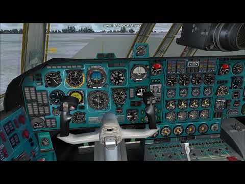 Видео: FS2004 | ИЛ-76 МД | Militairy Flight | Полет на юг | UK35-UTAM | Запуск, руление,взлет,полет,посадка