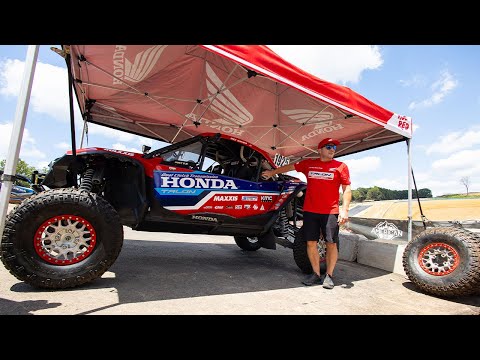 Видео: Взгляд изнутри на новый Desert Racing Talon SXS от Honda