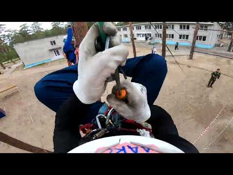 Видео: #спортивныйтуризм #GoPro Спортивный туризм соревнования 3 класс личка