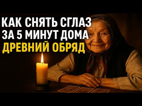 Видео: Как снять сглаз за 5 минут дома   древний обряд   Бабушка Настя