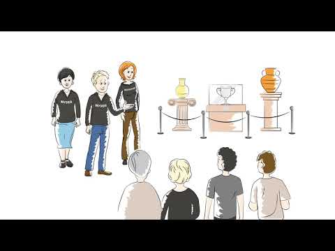 Видео: Видеоролик «Незрячие посетители в музее» с тифлокомментариями.