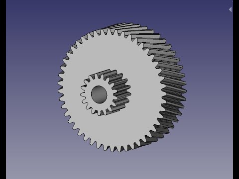 Видео: FreeCad Блок  шестерёнок