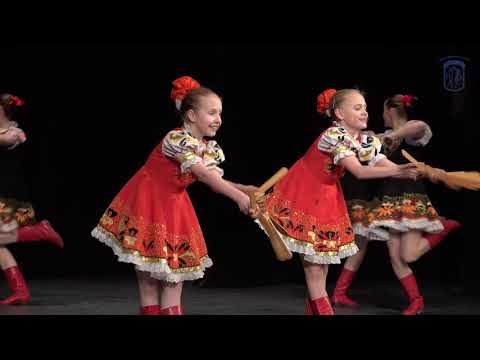 Видео: "Золотая хохлома", Ансамбль "Школьные годы". "Golden Khokhloma", Ensemble "School Years". 4К