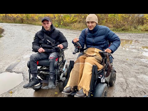 Видео: Перевозим мою старую Otto Bock B600 • Грязь, лужи и ржач 😂