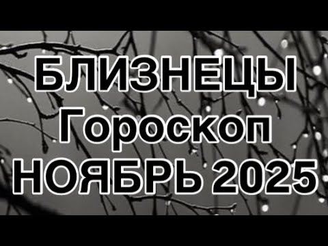 Видео: БЛИЗНЕЦЫ  - ГОРОСКОП  НА НОЯБРЬ  2025  |УДАЧА  |  ЛЮБОВЬ | РАБОТА | ФИНАНСЫ | ОТ NATALLIA MARKOWSKA