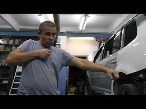 Видео: Volkswagen Touran.  Ремонт порога. И 10 минут ругательств😖