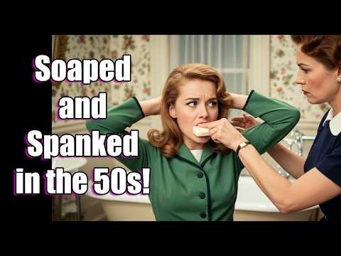 Видео: Строгие шлепки в стиле 1950-х! | Новое повествование | ASMR RP Родительское наказание: строгая до...