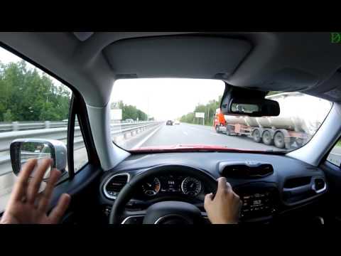 Видео: Jeep Renegade - топим по трассе!