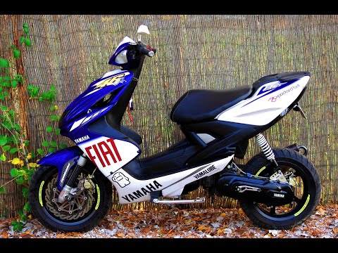 Видео: Обзор скутера Yamaha Aerox. 50% цены за пафос.