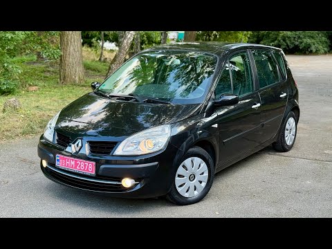 Видео: Renault Megane Scenic II Мінівен  2008 рік 1,6 бензин MPI 82кВт 112к.с. з Німеччини