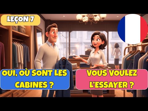 Видео: Повседневный французский | 6 простых сцен в магазине (A1–A2)