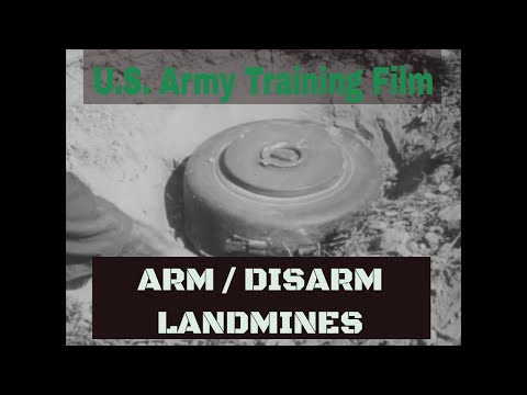 Видео: КАК РАЗРЯЖАТЬ/РАЗРЯЖАТЬ НАЗЕМНЫЕ МИНЫ. УЧЕБНЫЙ ФИЛЬМ АРМИИ США 1950-Х ГОДОВ. МИНЫ M14, M15, M16 X...