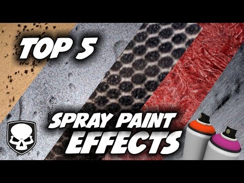 Видео: 5 лучших эффектов аэрозольной краски — суперпростые трюки #spraypaint