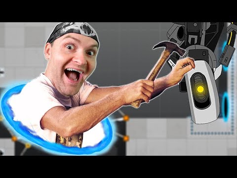 Видео: ЧИНЮ ПОРТАЛЫ, ГЛАДОС И МОСТЫ ► Bridge Constructor Portal |4| Прохождение