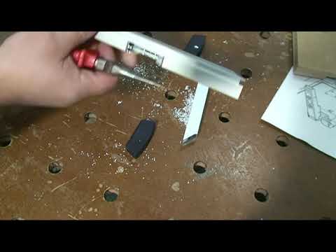 Видео: Фрезеровка узкого профеля F-1-17 под петлю Blum.