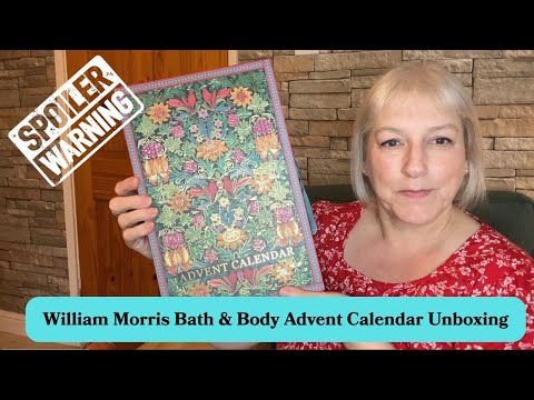 Видео: Распаковка Адвент-календаря Уильяма Морриса 2025: ванна и тело #СПОЙЛЕРЫ