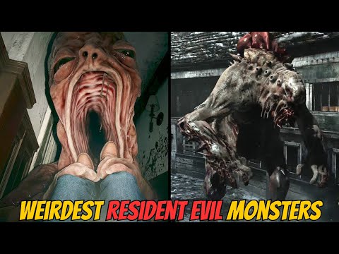 Видео: 10 САМЫХ СТРАННЫХ монстров в Resident Evil!