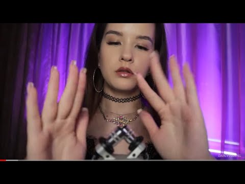 Видео: ASMR For Sleep Массаж, звуки рта, кисточки Hand movements Mouth sounds