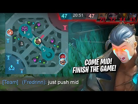 Видео: Генерал Госу изо всех сил пытается закончить с Фредринном 😭💀 | Mobile Legends