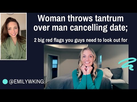 Видео: Женщина устроила истерику из-за того, что мужчина отменил свидание за час до назначенного времени...