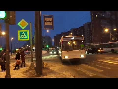 Видео: Какие светильники! Троллейбус Санкт-Петербурга 9-71: ВМЗ-5298-020 б.1776 по №46 (30.01.19)