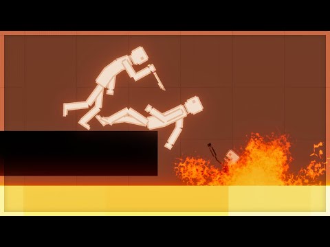 Видео: САМЫЕ ОПАСНЫЕ БИТВЫ НАД ЛАВОЙ В PEOPLE PLAYGROUND