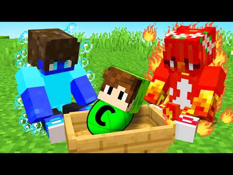 Видео: МАЛЫША CADRES УСЫНОВИЛА ЭЛЕМЕНТАЛЬНАЯ СЕМЬЯ в Minecraft!