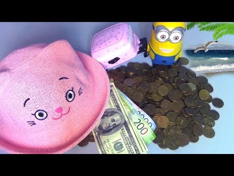 Видео: Открываем копилки! Ура!  Едем на море ⛱🌴🐬