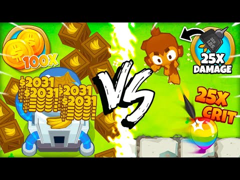 Видео: 100x денег против 25x урона в BTD 6!
