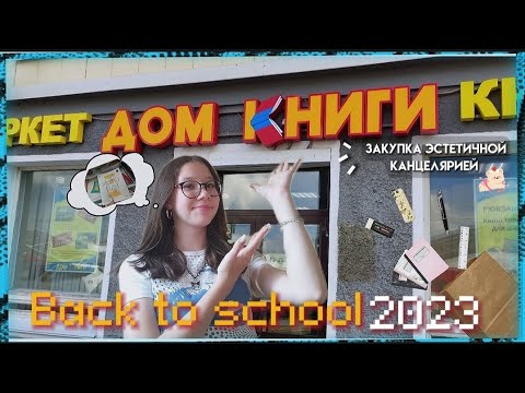 Видео: Back to school 2023/Закупка эстетичной канцелярии/иду в 9 класс 😜