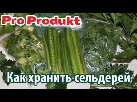 Видео: Как хранить сельдерей
