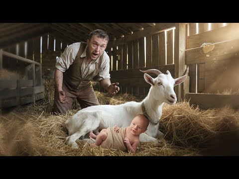 Видео: КОЗА родила человеческого ДЕТЁНКА  Ошеломлённый фермер находит ребёнка рядом с КОЗОЙ!