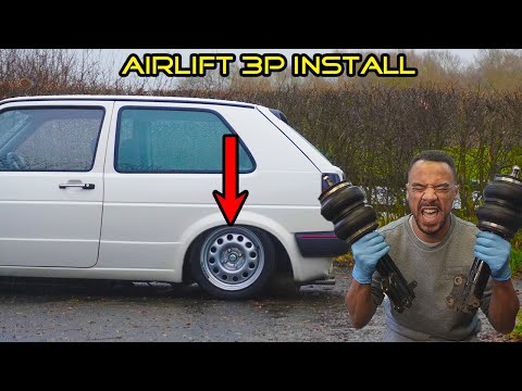 Видео: УСТАНОВКА AIR RIDE НА МОЙ ГОЛЬФ MK2!!
